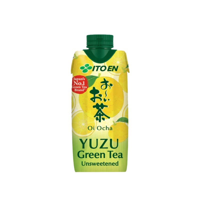 Чай зелений з юзу без цукру Oi Ocha Yuzu Green Tea 330 мл