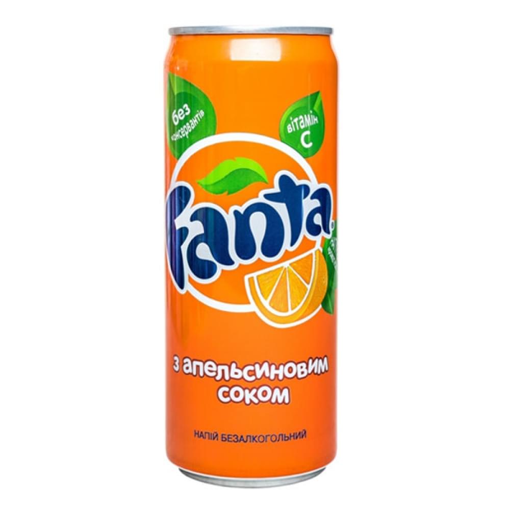 Fanta Апельсин, 0,33 л