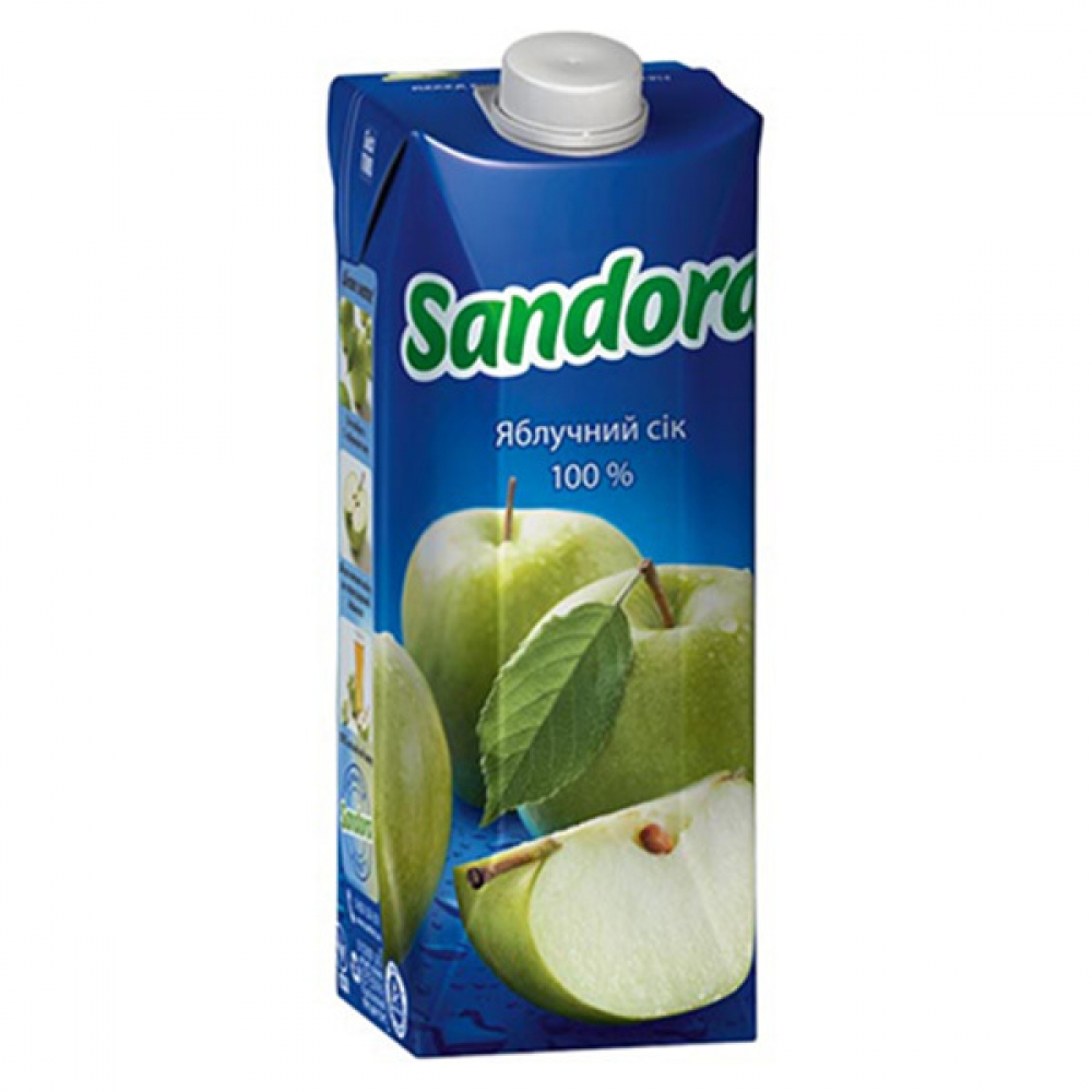 Сік яблучний Sandora, 0.5 л